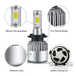 LED pirnid H7 72W 8000lm 6500K 2