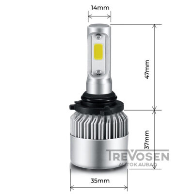 LED pirnid HB4 9006 72W 8000lm 6500K